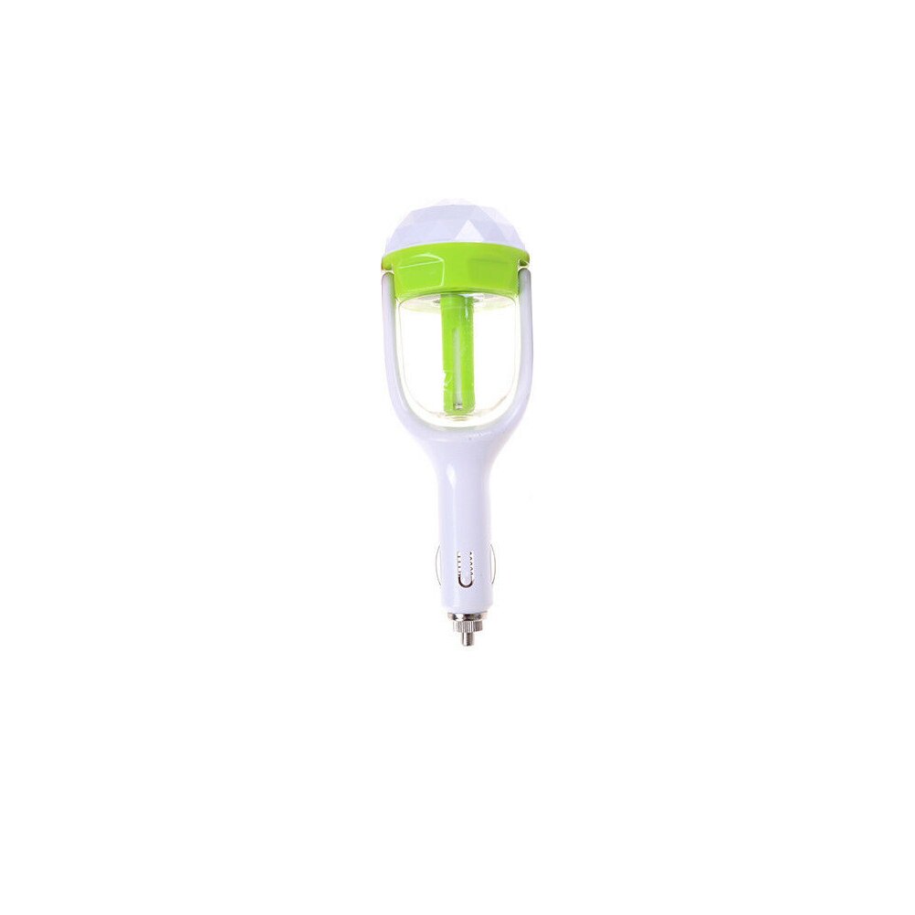 Umidificator Auto cu Aromatherapy si Purificator de Aer H50 ml, Verde